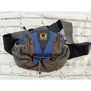 Mountainsmith Kinetic II Lumbar Pack Blue Brown Hiking Waist Bag Fanny Pack